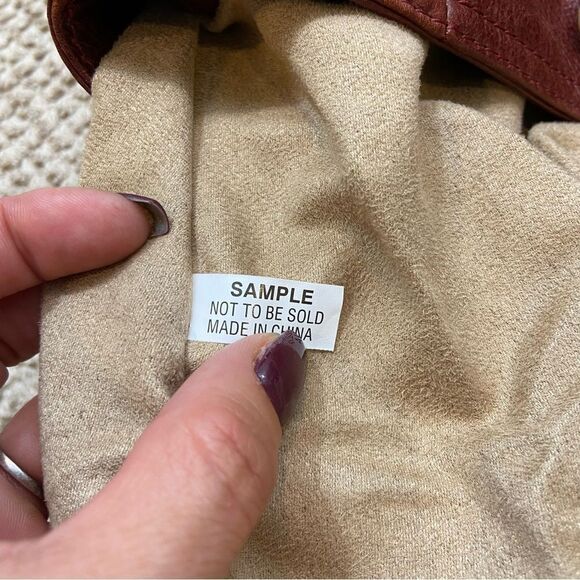 RARE Charles David Brand Genuine Ombré Leather Tote Bag Large - Picture 16 of 16